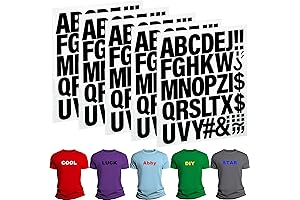 220-Piece Heat Press Letters: Transform Your Wardrobe with Personalized Style