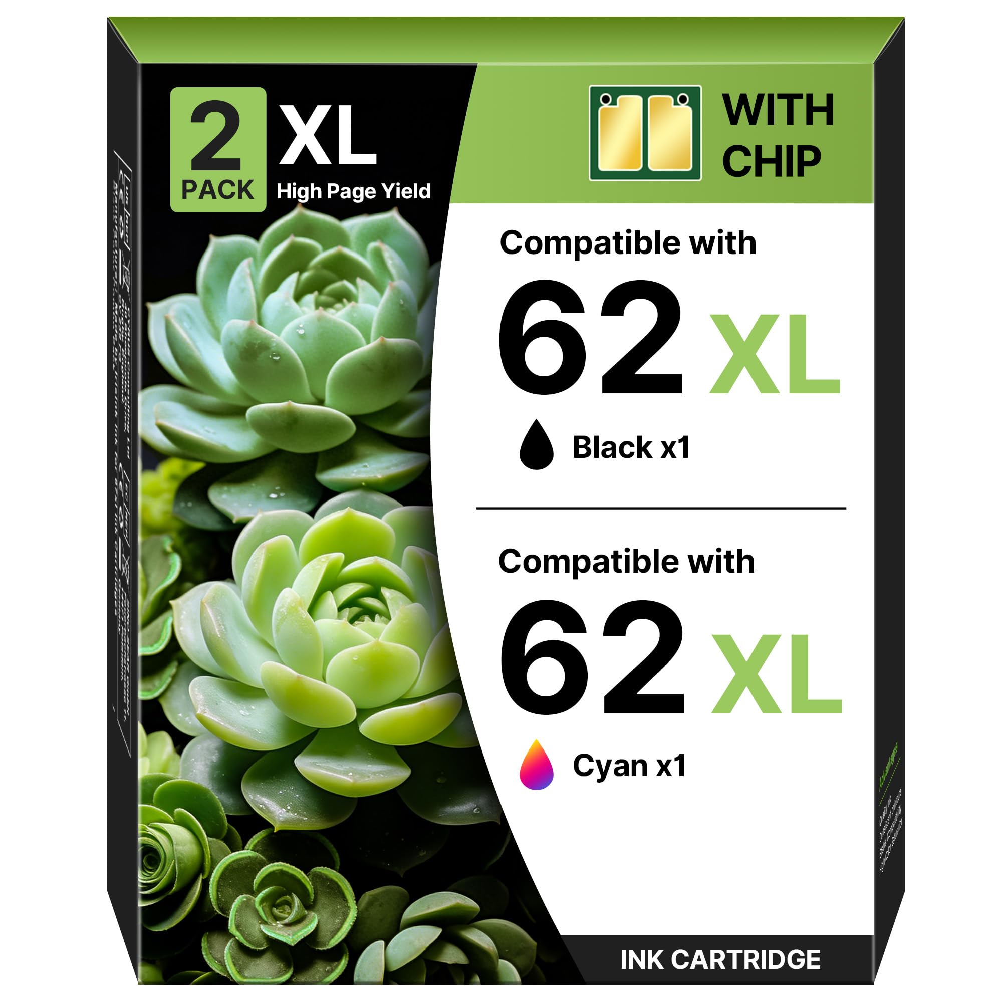 301 Druckerpatrone 301 XL Kompatibel für HP 301 Druckerpatronen Schwarz 301XL für HP301 Schwarz für HP Envy 4500 Druckerpatronen Envy 5530 5534 4504 DeskJet 2540 1510 2544 OfficeJet 4630 (2 Schwarz)