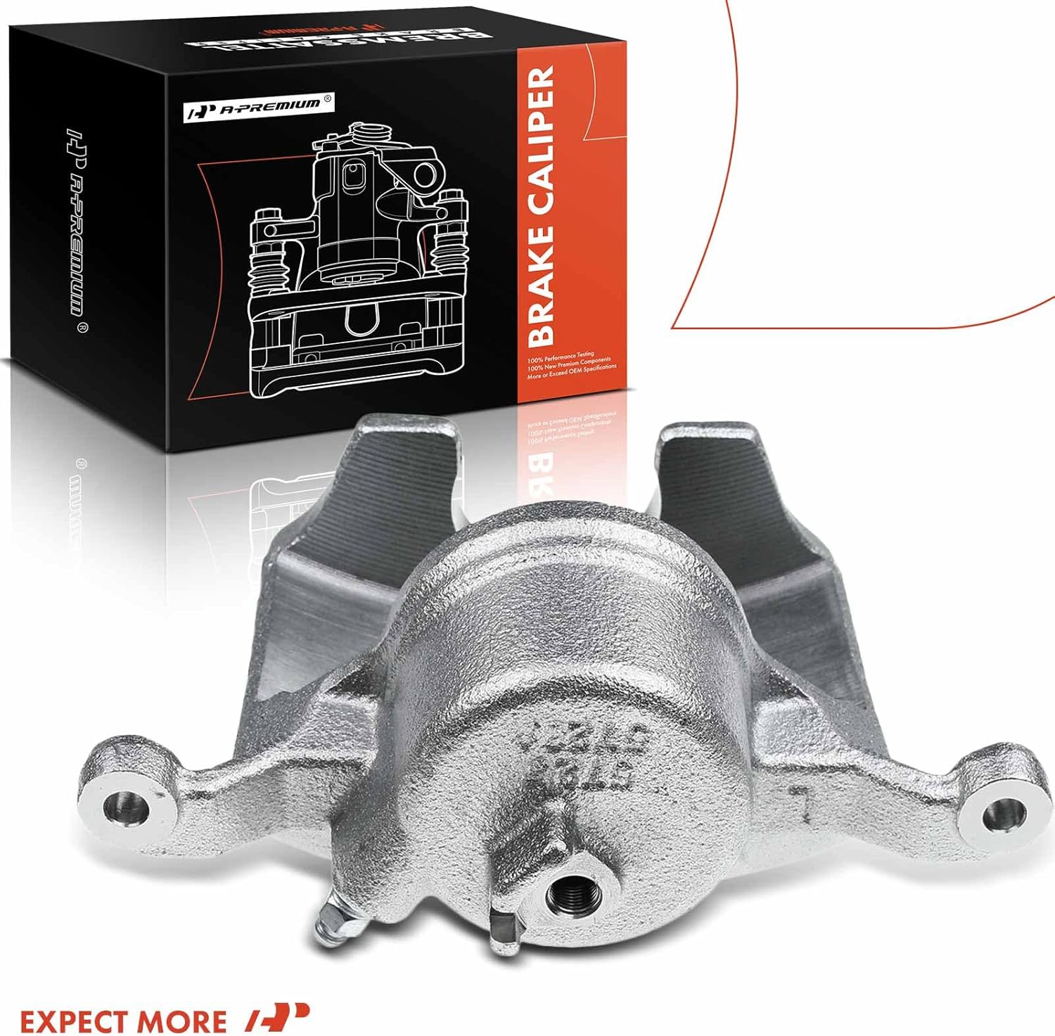 A-Premium Disc Brake Caliper Assembly Without Bracket Compatible with Select Honda Models - CR-V 2002-2004, Element 2003-2011, L4 2.4L - Front Left Driver Side