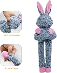 No Stuffing Dog Toys for Large Dogs, 5 Pack Squeaky Crinkle Interactive Dog Animals, Plush Teething Toys to Keep Them Busy, Cute Funny Dogs Gifts for Small Medium Large Breed