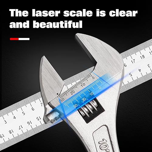 Miniatura 2 de WISEUP Juego de llaves combinadas métricas industriales Cr-V forjadas y pulidas de 12 puntos con bolsa de rollo 8 piezas incluyendo