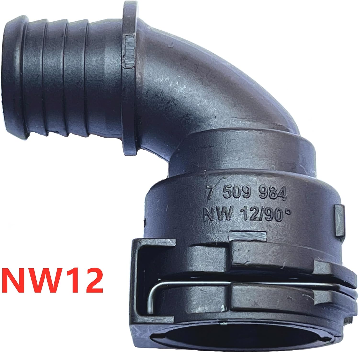 7509984, 7531977, 17127563852, NW12 Coolant Hose Connector Adapter,Radiator Pipe Line Fittings for BMW X3,X5,X1,3 Series,5 Series,E83,F25,F15,F48,E46,E90,F30,F10,Engine Heater Hose Junction Repair Kit