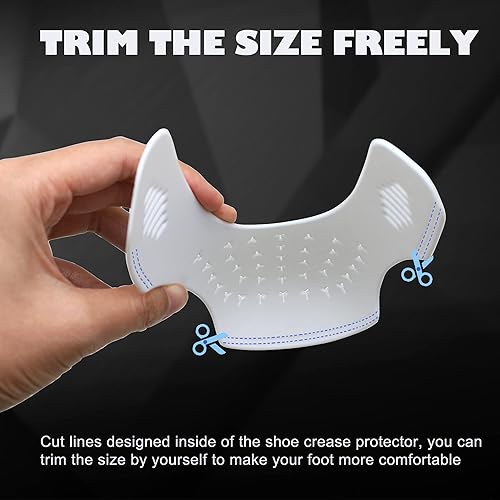 Miniatura 6 de TUPEED 6 pares de protectores de dedos de zapatos, protectores antiarrugas para Air Jordan Air Force, 2022 nuevos tapones para arrugas de zapatos