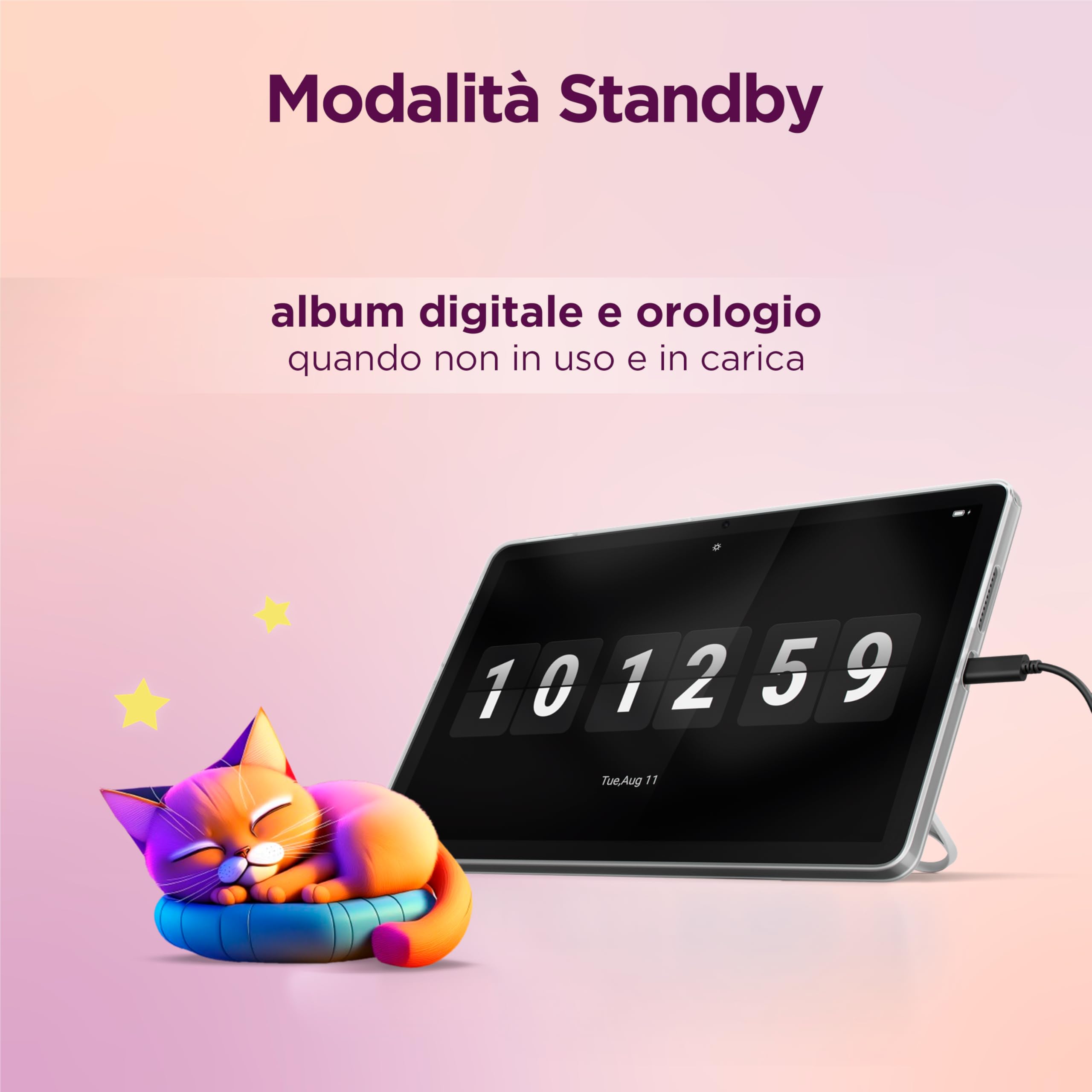 Lenovo Tab M10 5G 10.1" FHD Mediatek Helio G85 4GB RAM 128GB WiFi 6 Android 14 Clear Case Polar Blue