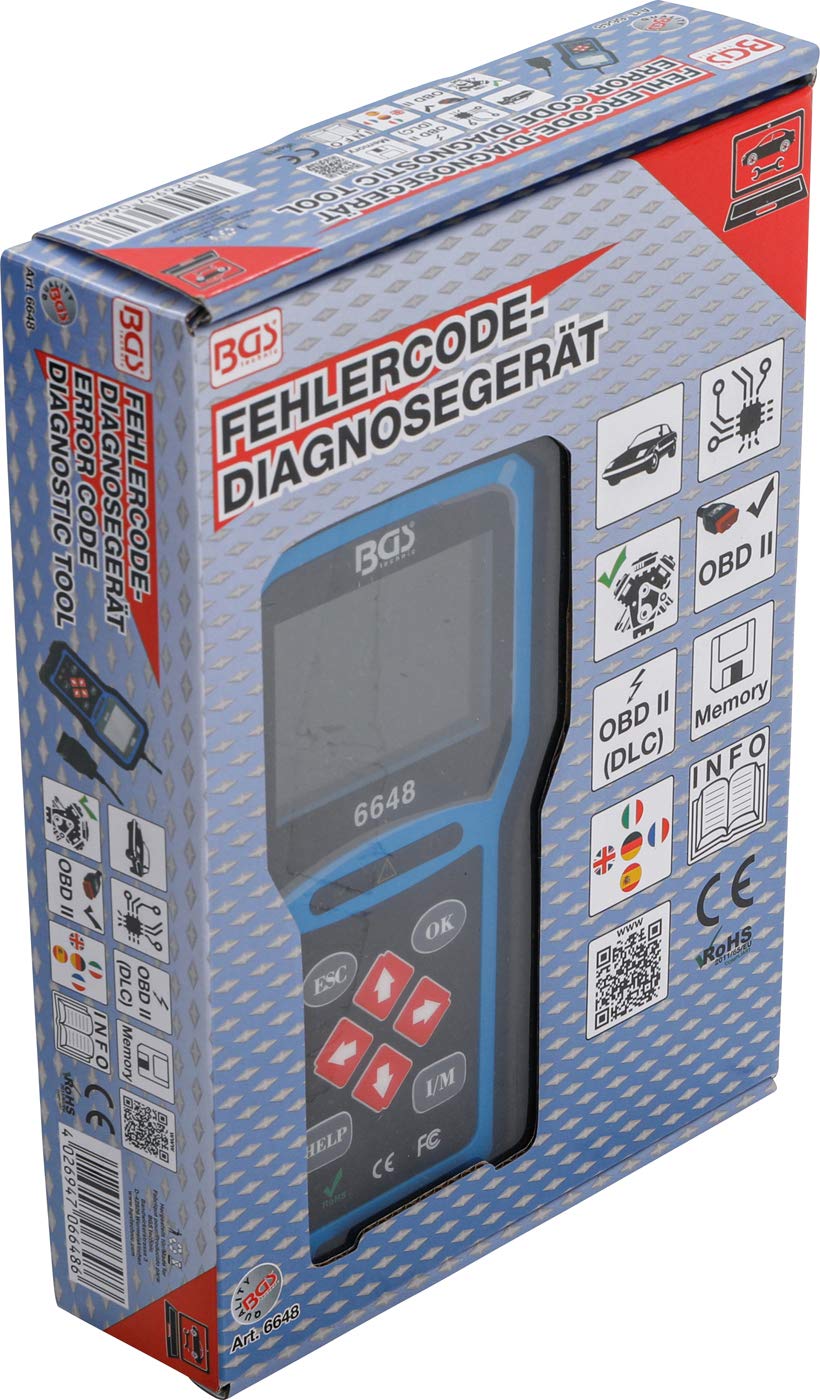 BGS 6648 | Urządzenie do diagnostyki błędów OBD 2 (EOBD)