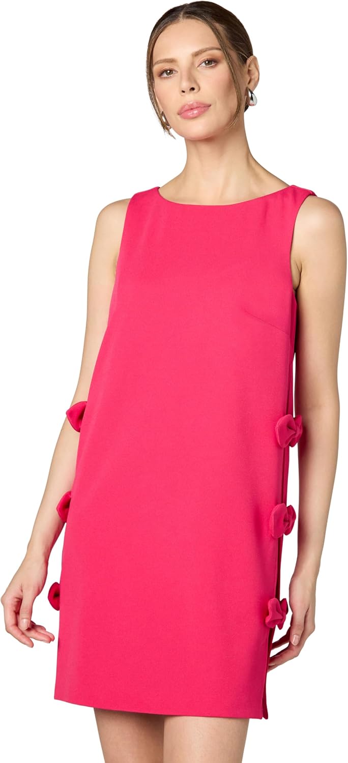Trina Turk Womens Bow Sheath Dress