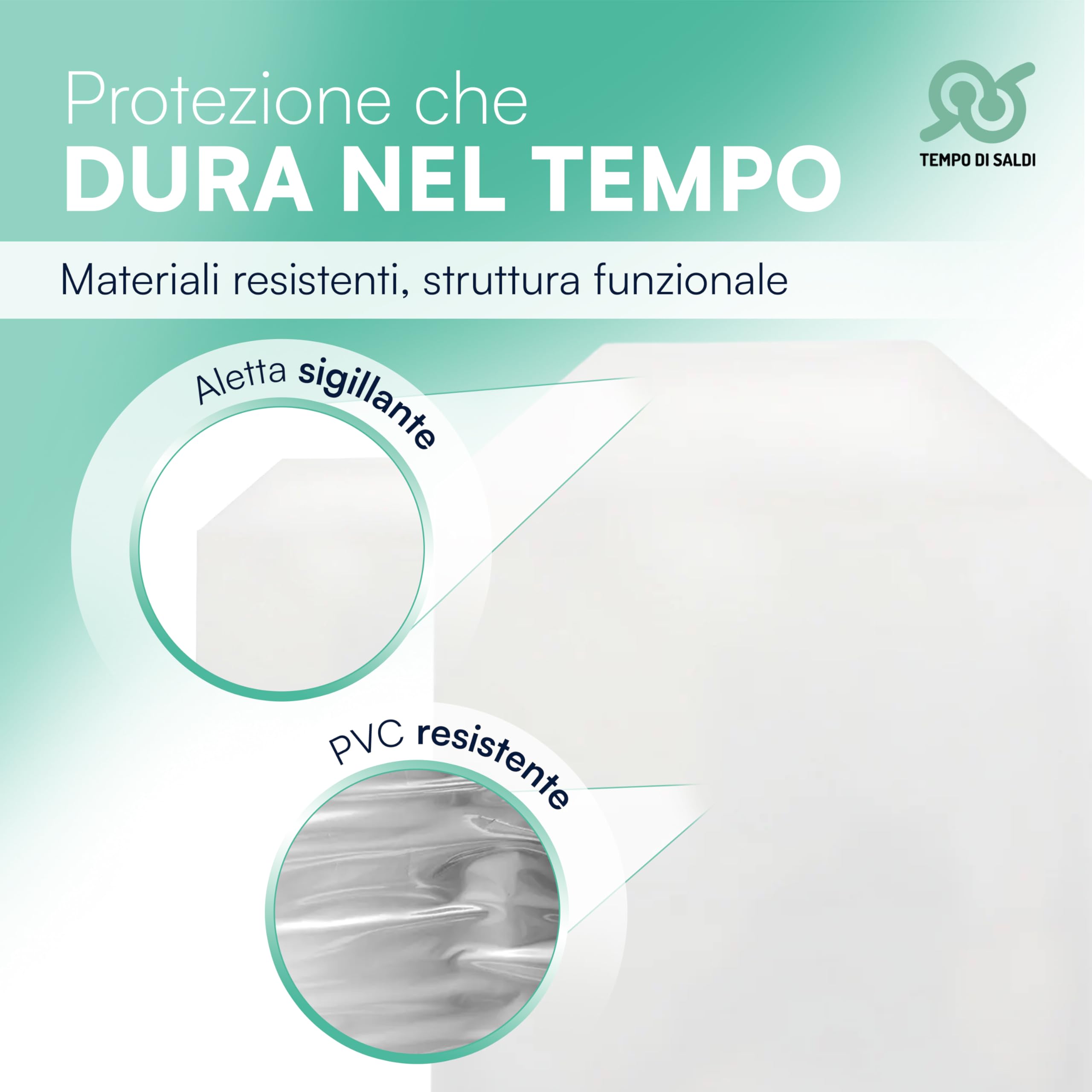 perfect line 25 buste per quaderni trasparenti formato A4, copertina