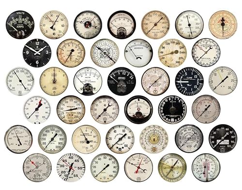 Tim Holtz Idea-Ology 2022 Memoir Ephemera Pack, Flashcards, Curator Snippets, Number Snippets And Gauge Dials - 538 Pieces, Bundle Of 5 Packages (Th94221, Th94222, Th94224, Th94225, Th94152) #TOP5