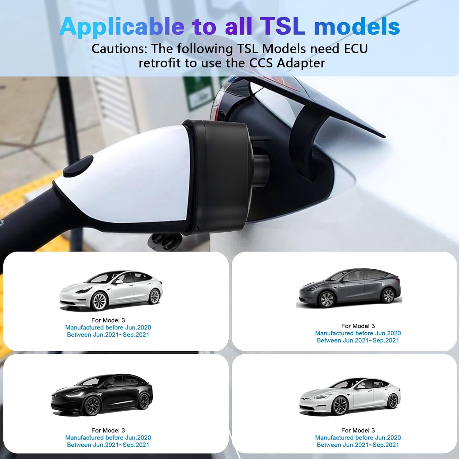 Charging Adapter ⁣Showdown: 80A/250KW Power vs Level 3 CCS Plug - Upgraded 2in1 Tested for⁣ Tesla ‌Models