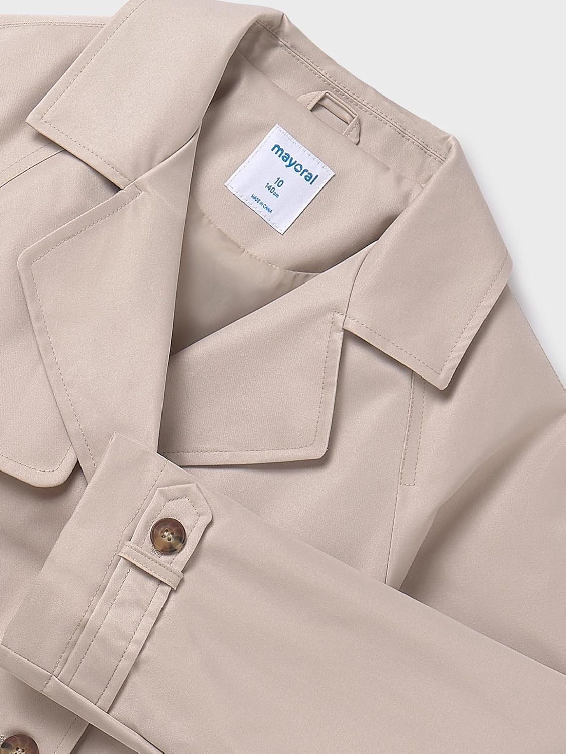 Mayoral Raincoat for Girls Sepia