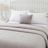 Vista 8 de COMFLIVE Down Alternative Blanket - Queen Size Blanket with Satin Trim - Bed Blanket for All Seasons - Winter Summer Comfort Soft 90"x90