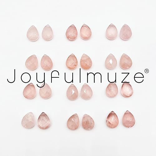 Miniatura 2 de Pendientes de Gemas Naturales, Joyería Colgante con Gota de Plata de Ley Hipoalergénica 925, Regalo para Mujeres Hecho a Mano en EE. UU