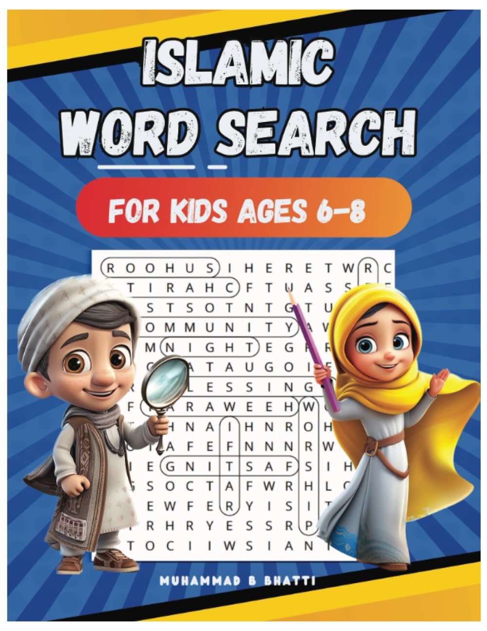 Islamic Word Search: Word Search for Kids Ages 6-8