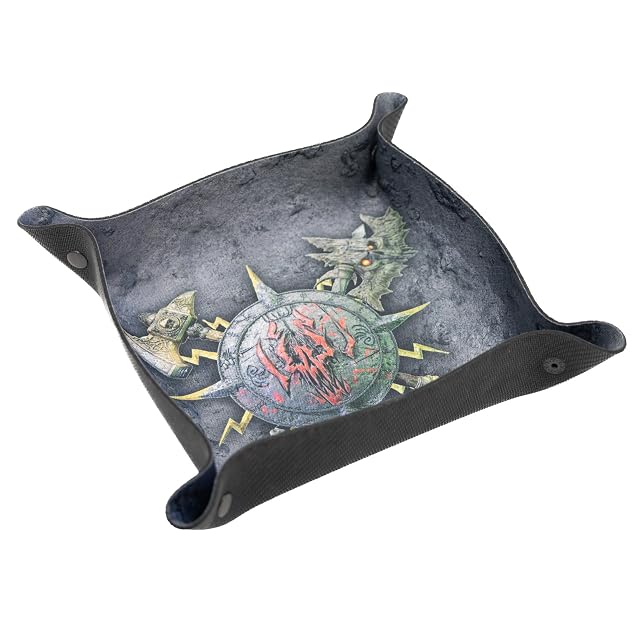 Bandeja de Dados Compatible con Juegos de Mesa y RPG - Age of Sigmar, Warhammer 40k, The 9 Age, Warhammer FRP