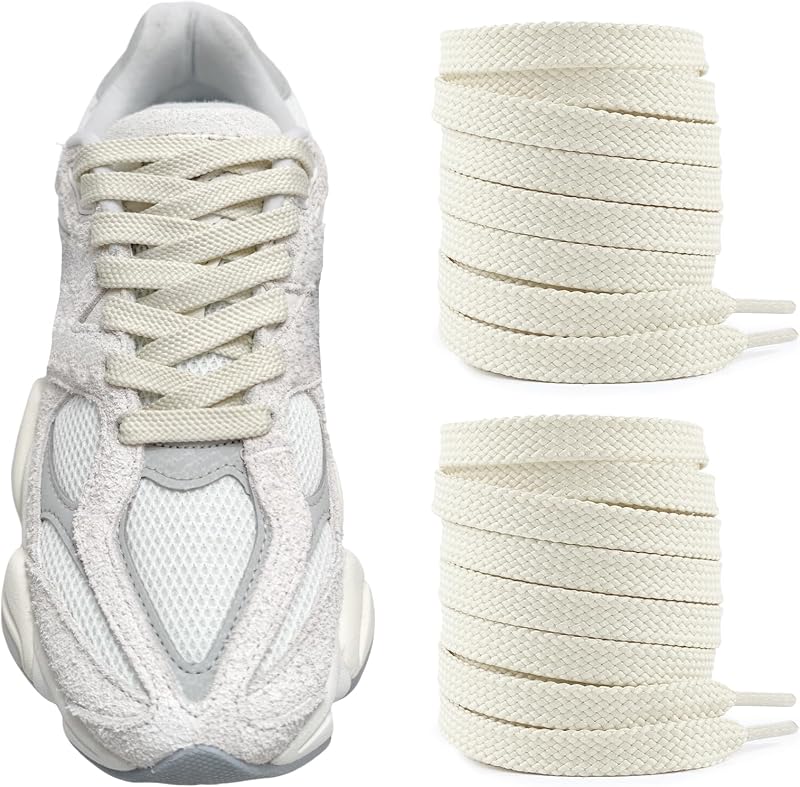 Flat Shoelaces for New Balance 9060/574/997/998/990/1500 Sneakers, 5/16"(8mm) Athletic Classic Replacement Laces