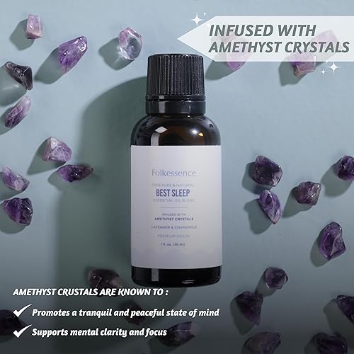 Miniatura 2 de Mezcla de aceites esenciales Sleep para aromaterapia o humidificador, lavanda y manzanilla (1.02 onzas líquidas (paquete de 1), fusión muscular)