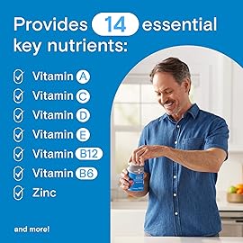 One A Day Mens 50+ Daily Essentials Multivitamin Gummies, Multivitamin for Men Over 50, Fruit Medley Flavor, 120 Gummies