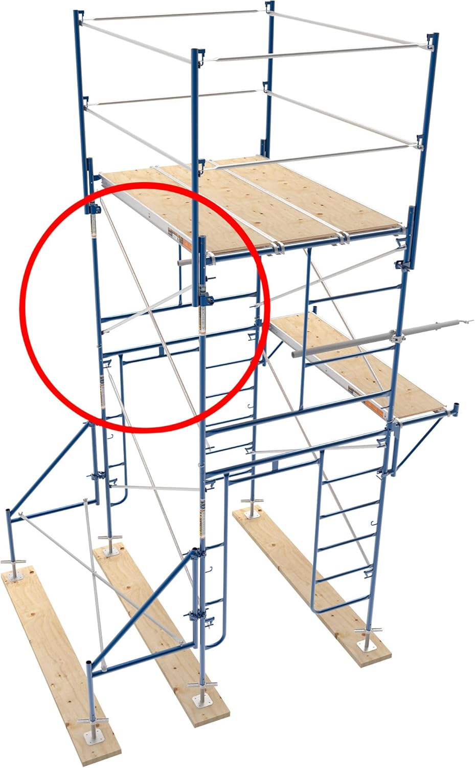 Metaltech M-MC4884 Saferstack Scaffold Cross Brace, 7' x 4'