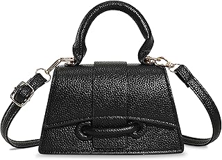FALETO Mini Purses for Women Cute Top Handle Crossbody Bag Stylish Tiny Clutch Handbag with Strap