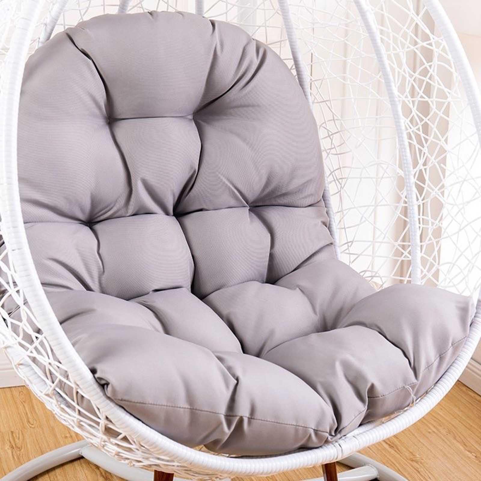 UGZXCVBN Egg Chair Cushion, Hanging Chair Cushion 120x80cm Replacement Pad for Swinging Chair Indoor Outdoor