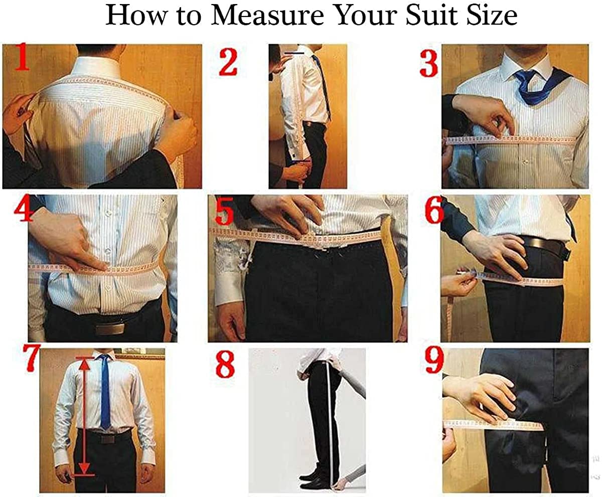 Hombre 3 piezas negro ajuste a medida traje completo elegante casual clásico boda slim fit negocios