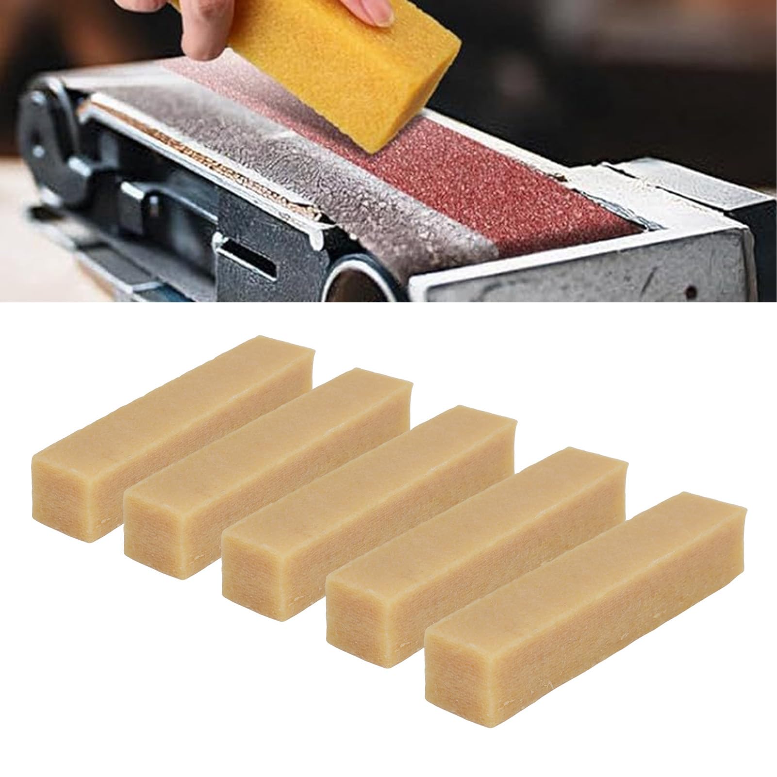 5pcs ścierny Sztyft do Czyszczenia, 1-1/2 "X 1-1/2" X 8 "ścierny do Czyszczenia Gumka Gumowa Gumowa Guma Kuche ścierne Papierowe Blok Gumowy Blok Szlifierski do Szlifowania