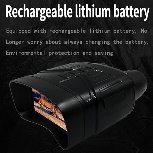 Miniatura 8 de Gafas de visión nocturna, prismáticos de visión nocturna para adultos, binoculares infrarrojos digitales pueden guardar fotos y videos con tarjeta