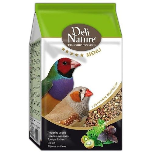 Deli Nature Menú 5 Stars Alimento para Pájaros Tropicales, 800 g