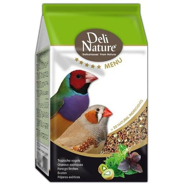 Deli Nature Menú 5 Stars Alimento para Pájaros Tropicales, 800 g