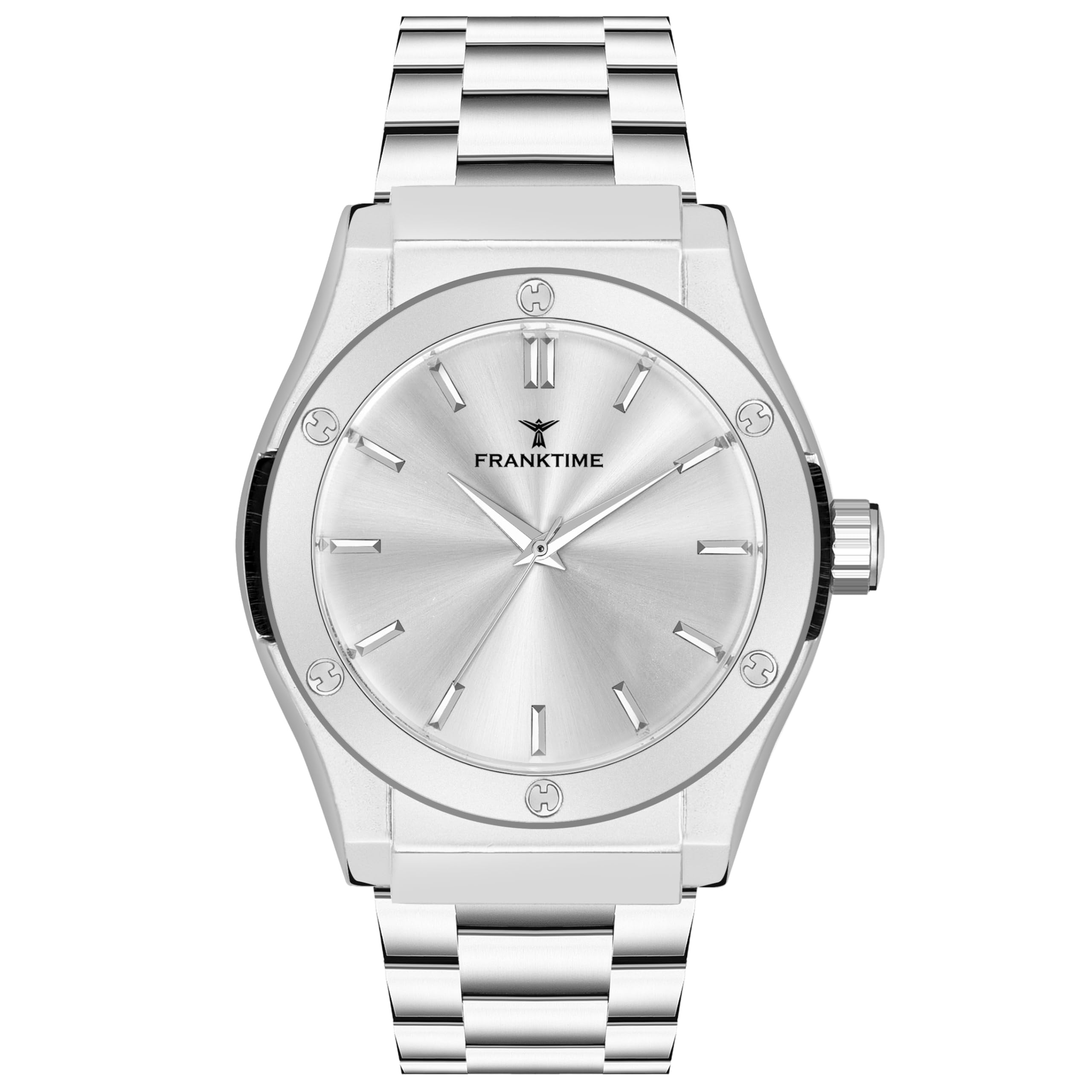 FRANKTIME Leonardo Series Silver Watch: Elegance Redefined (B0CQKCJBF7) Amazon Price History, Amazon Price Tracker