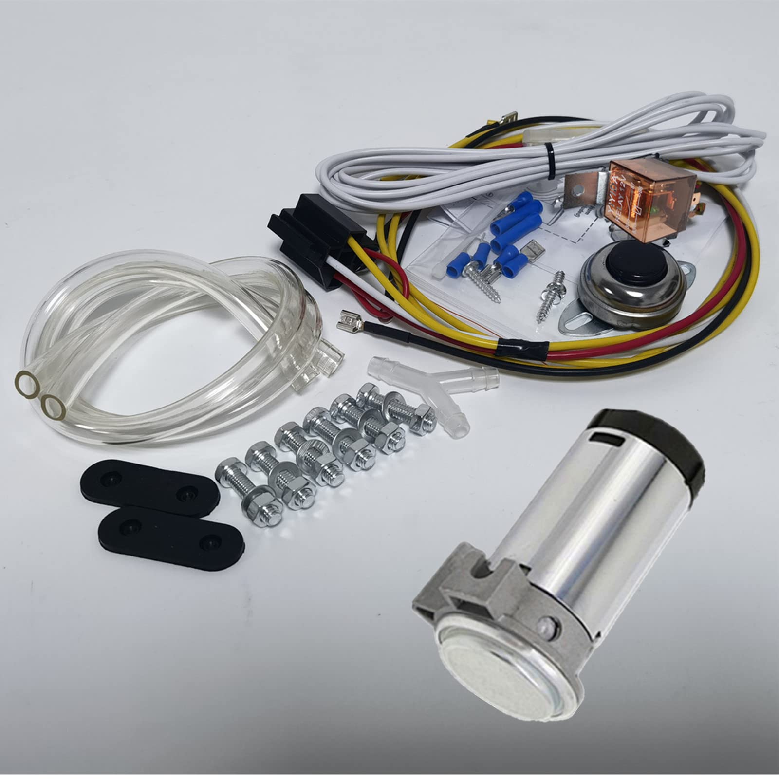 Bocina de aire Bocina de coche 165db Car Horn Bocina de barco 24V bocina de camión cromada de Zinc Bocina plateada de tono alto y tono bajo doble tubo con compresor para 24V coche barco etc