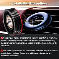 Vista 5 de cciyu Embrague de compresor de aire acondicionado para Nissan Murano Maxima Pathfinder Quest para INFINITI JX35 QX60 2.5L 3.5L 2009-2017 Sustituye