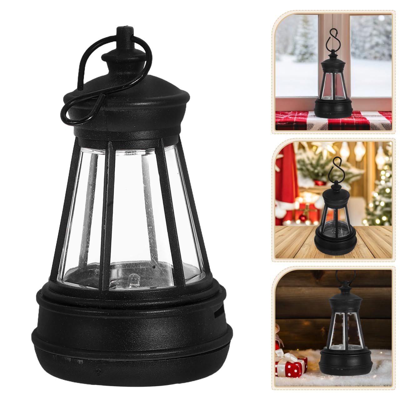 POPETPOP Outdoor Solar Lantern Animal Lantern with Resin Design Hanging Garden Solar Lights for Decorative Ambient Lighting Waterproof Garden Lamp for Patio and Yard - Image 4
