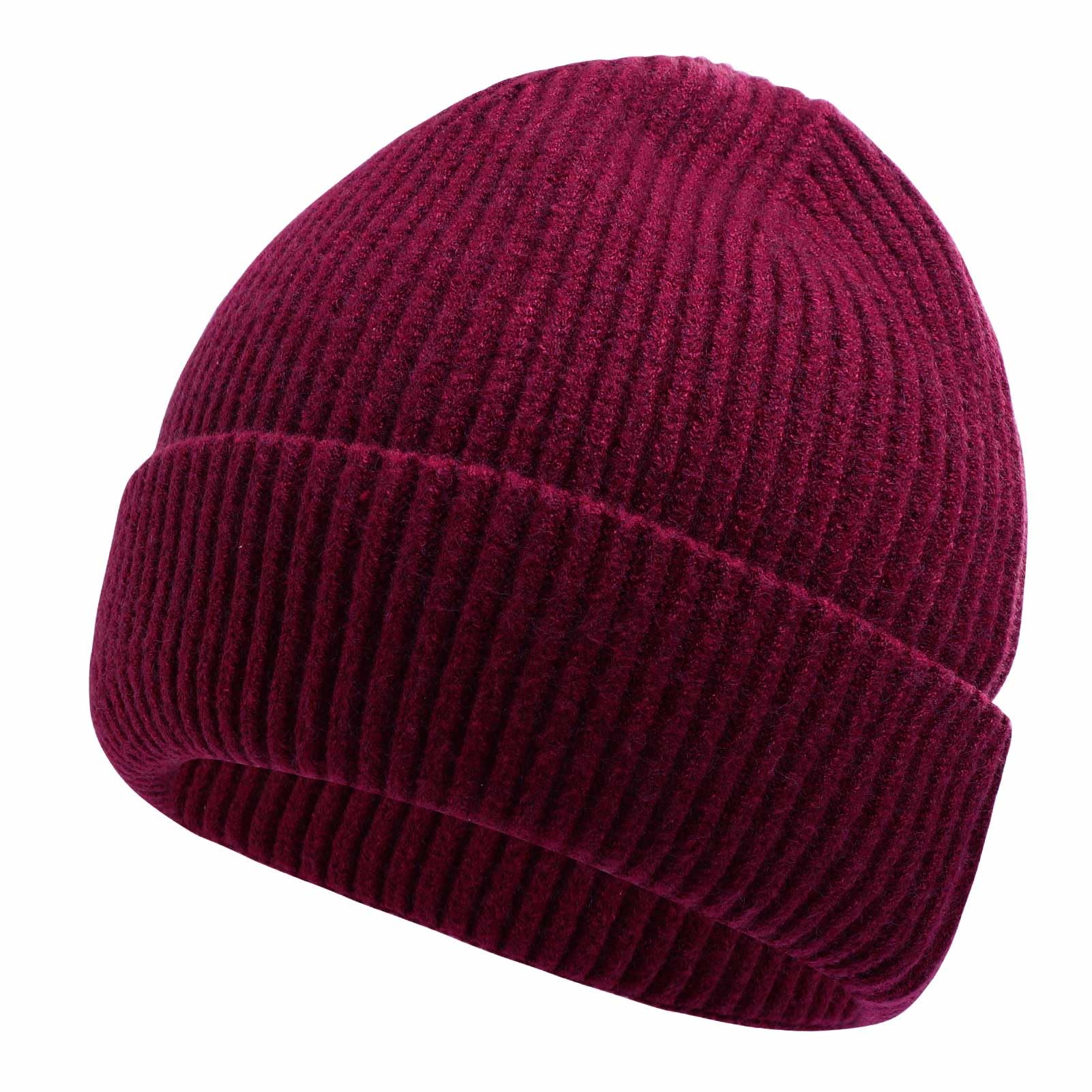 Oversize XXL Beanie Hats for Men Big Heads, Winter Cuffed Knitted Beany Hats Warm Slouchy Skull Caps for Women Men