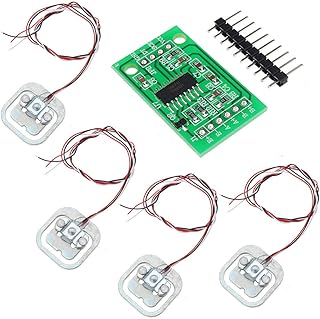 Electronic Components 4pcs DIY 50KG Body Load Cell Weight Strain Sensor Resistance with HX711 AD Modul