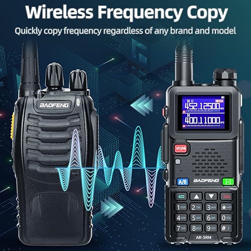 Miniatura 6 de Baofeng Walkie Talkies de largo alcance para adultos con auriculares, Walkie Talkie recargable, radio bidireccional cifrada de mano Walky Talky con