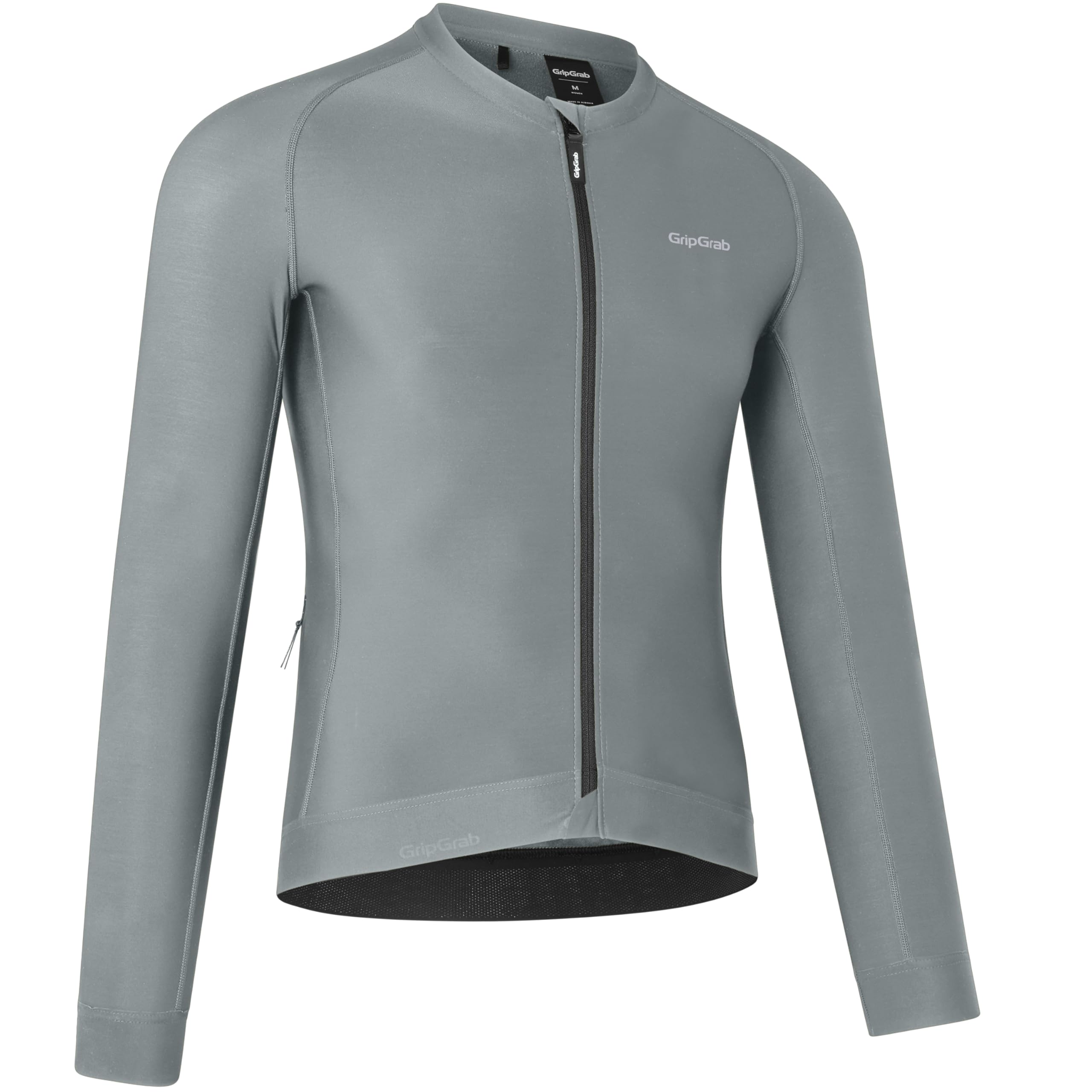 GripGrab PACR Long Sleeve Cycling Jersey Men's Aero Tight Fitting Road MTB Gravel Bike Shirt for Men Breathable Light Blue