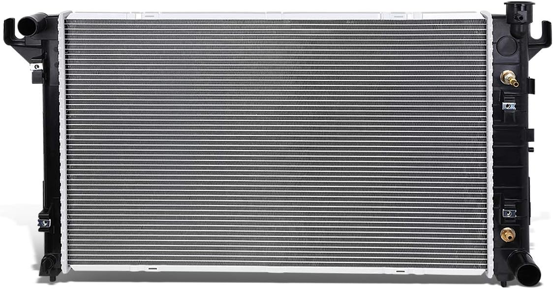 DNA Motoring OEM-RA-13490 OE Style Aluminum Cooling Radiator Compatible with 13-18 Ram 2500/3500/4500/5500, 26-11/16" W X 21-15/16" H X 1-3/4" D, 1-13/16" Inlet / 1-13/16" Outlet