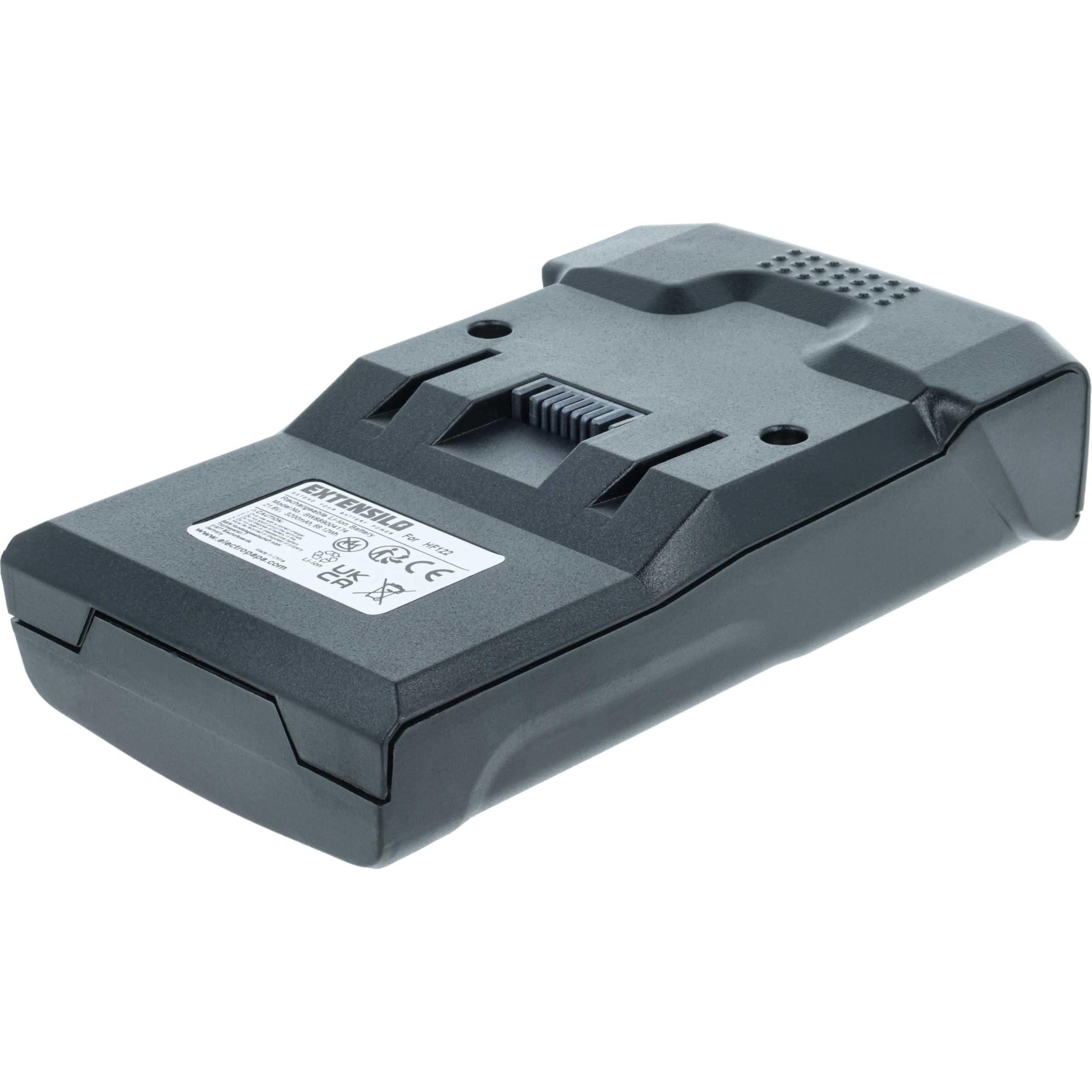 batteria compatibile con Hoover H-Free HF100, HF122GPT, HF1 Home, HF1, HF122RH aspirapolvere grigio (3200mAh, 21,6V, Li-Ion)