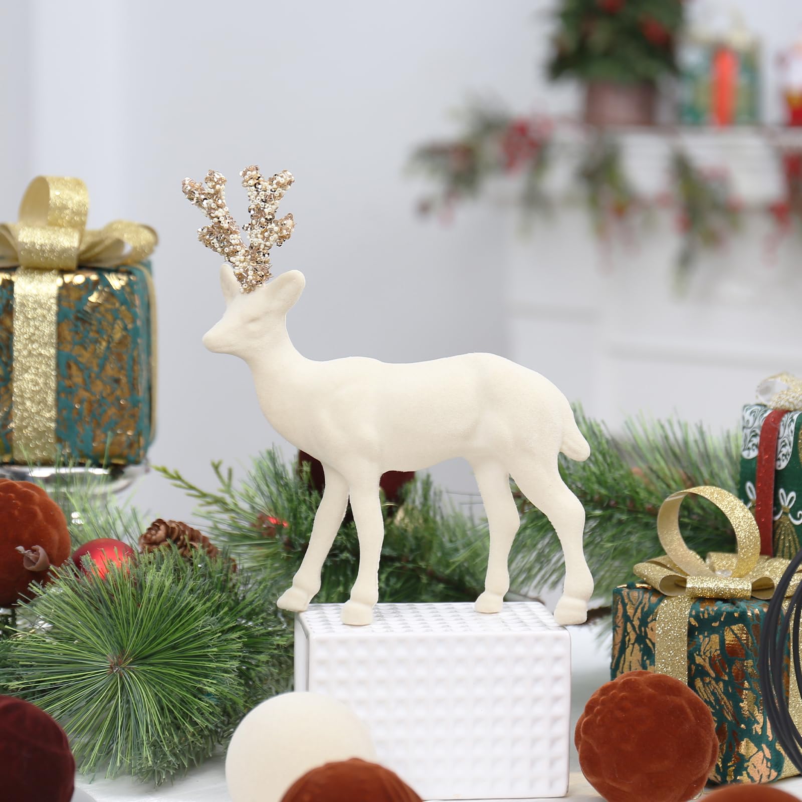 Amazon.co.jp: SY Super Bang ベルベット トナカイ クリスマス