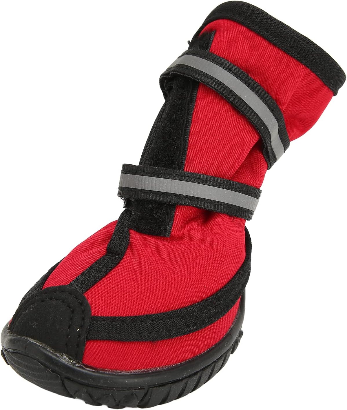 Dog Shoes, Water Anti Slip Dog Boots with Reflective Strips for Winter Hiking Traveling Outdoor Rainy Day Protection