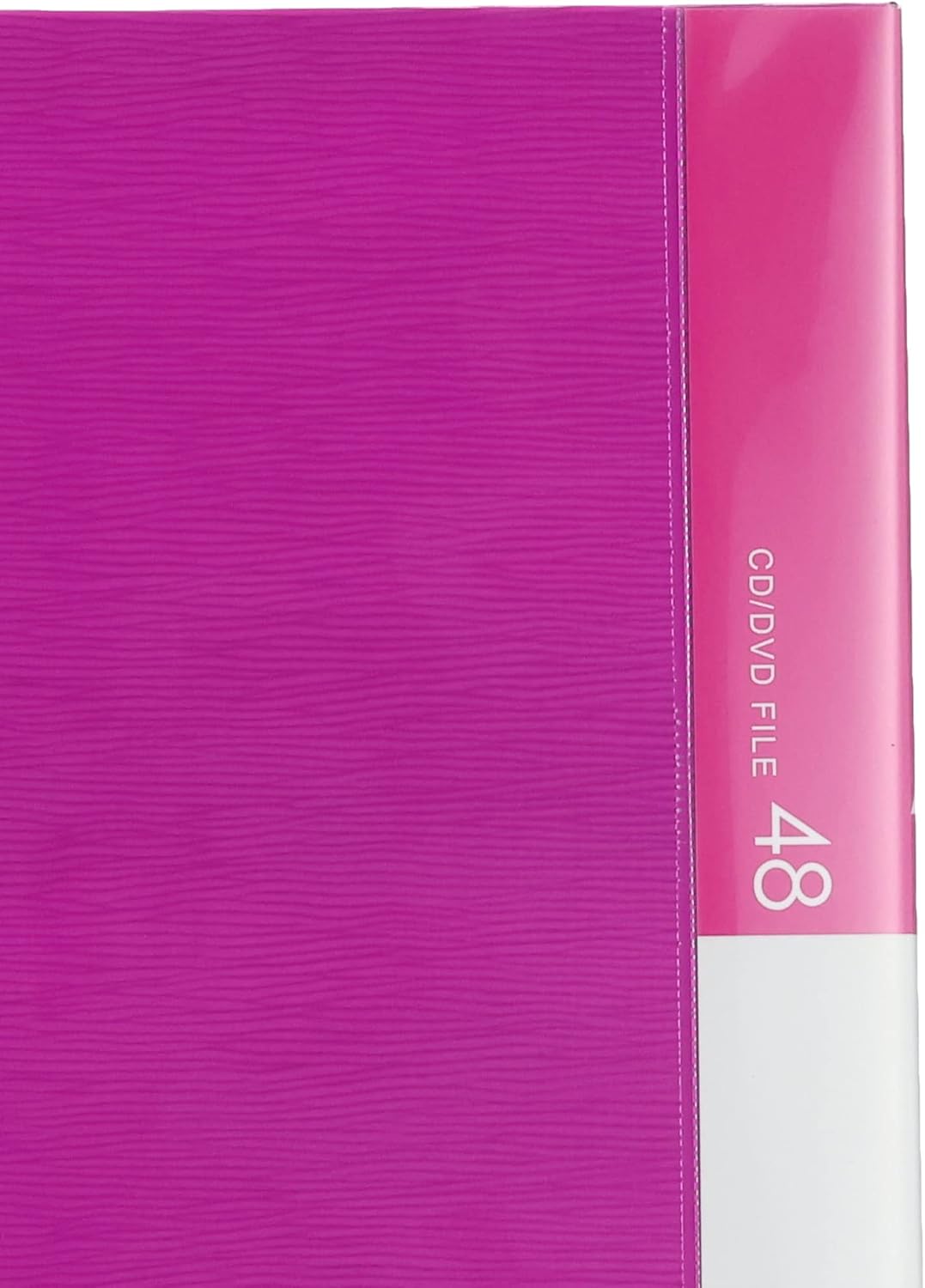 バッファロー Buffalo BSCD01F48PK CD & DVD File Case, Book Type, Holds 48 Sheets, Pink