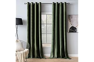MIULEE Green Velvet Curtains: Elegance and Function Combined