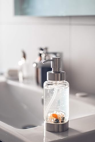 Miniatura 5 de VitaJuwel Dispensador de bomba de cristal con jade, cornalina y calcita naranja