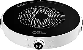 Fogão Cooktop Indução Portátil 1 Boca 2000W Bivolt Sou Energy - Fogão Elétrico Mesa Digital + Timer