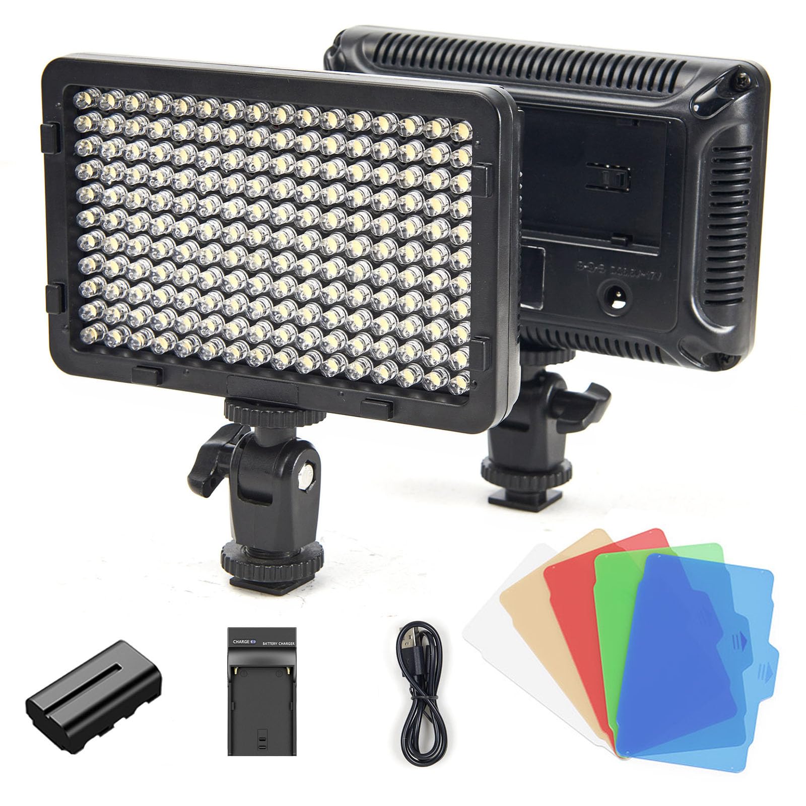Amazon.com : Tolifo PT-176S 11W Camera Light, Dimmable LED Video