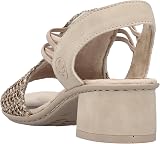 Rieker Women's 64962 Sandals, beige, 9 UK - 4