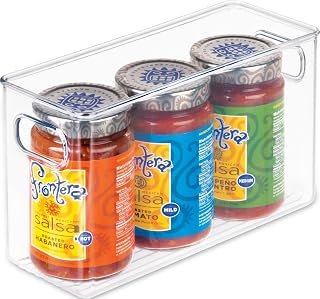 iDesign Slim Storage Bin, Tall Narrow