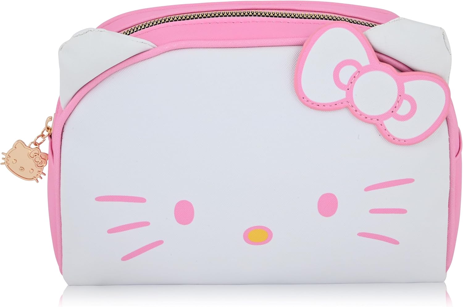 Sanrio Hello Kitty Makeup Bag for Women | Hello Kitty PU Leather Travel Toiletry Bag for Women | Make Up Travel Bag Cosmetic Bag Makeup Pouch - Image 2