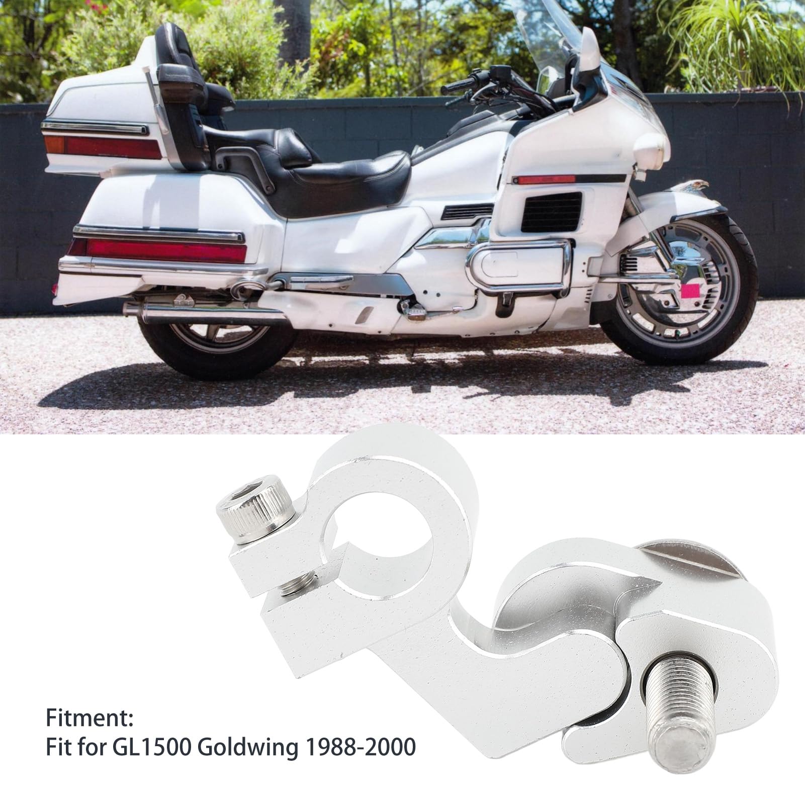 Acouto Support supplémentaire de levier de vitesses - Support d' de pivot en aluminium pour GL1500 Goldwing 1988-2000 - Ajustement précis, installation facile